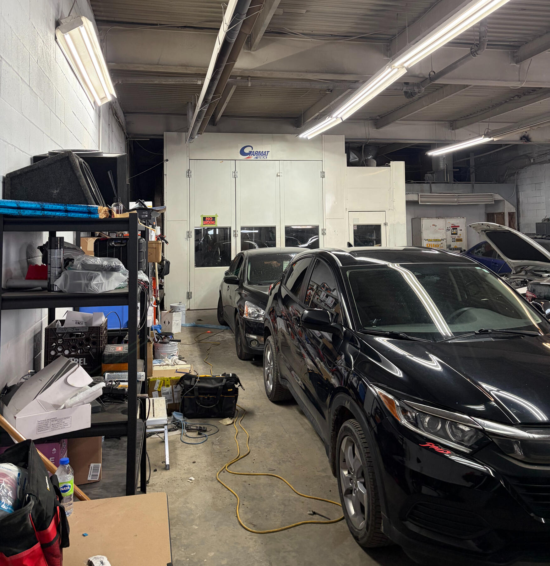 Luxury vehicle collision repair at Etobicoke Humber Collision shop located at 27 Haas Rd Unit A. Featuring Tesla, Maybach, and high-end European car repair services. Insurance approved auto body facility serving Etobicoke and GTA.